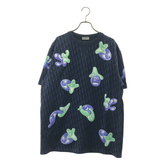 Dior Kenny Scharf Oblique T-Shirt XL Navy