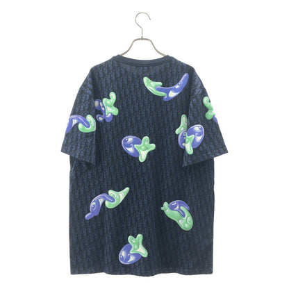 Dior Kenny Scharf Oblique T-Shirt XL Navy — view 4