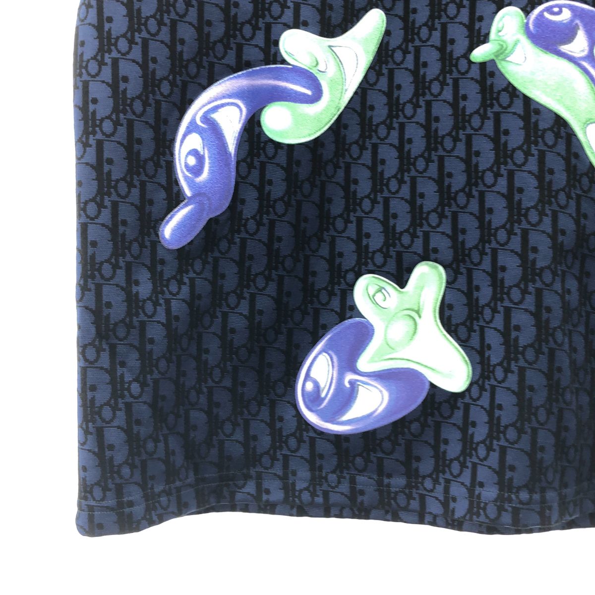 Dior Kenny Scharf Oblique T-Shirt XL Navy — view 3