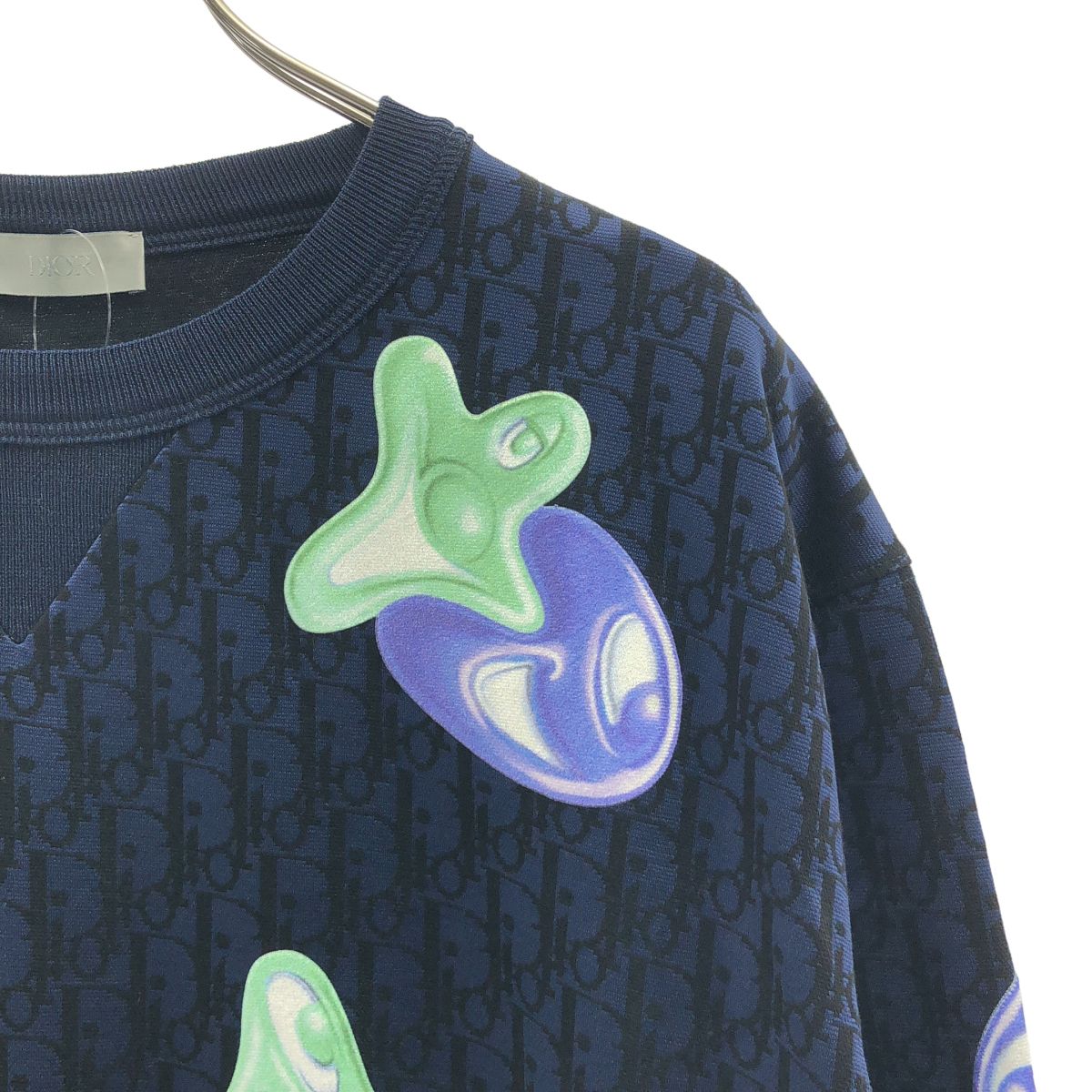 Dior Kenny Scharf Oblique T-Shirt XL Navy — view 2