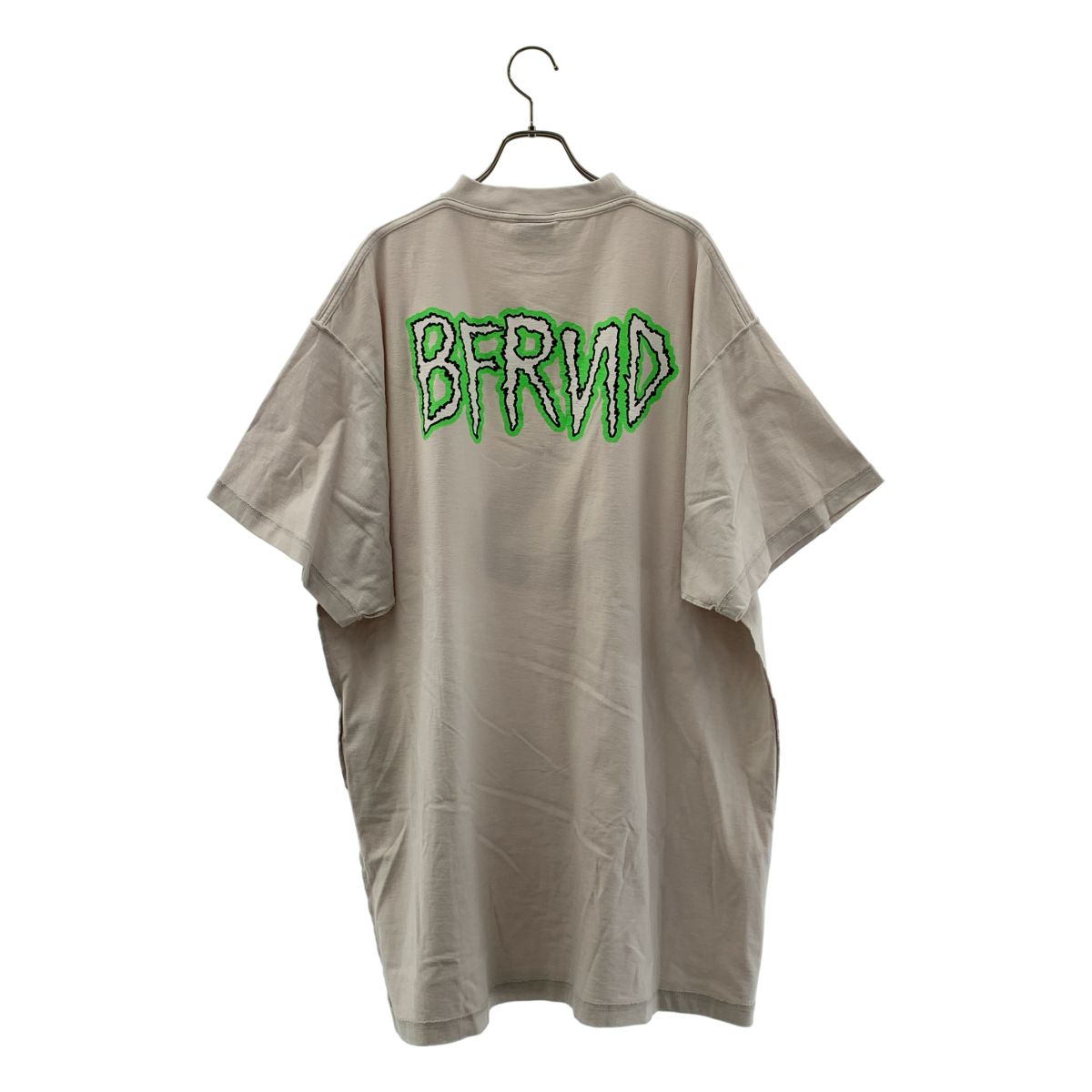Balenciaga Bfrnd Inside Out T-Shirt Out Music Print 2 Beige — view 4