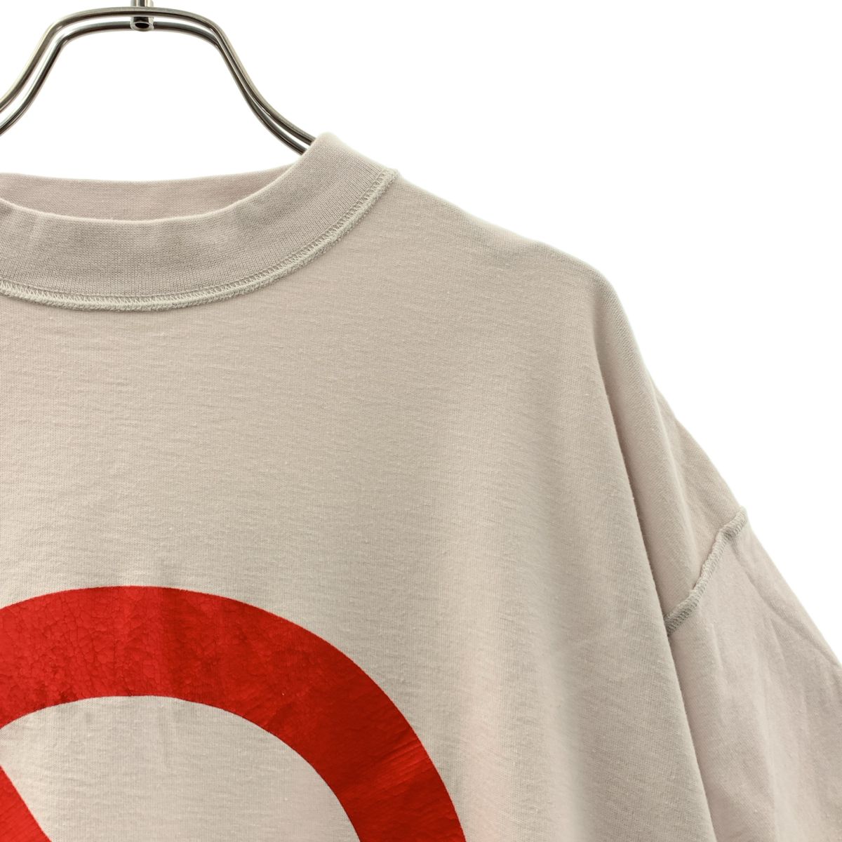 Balenciaga Bfrnd Inside Out T-Shirt Out Music Print 2 Beige — view 2
