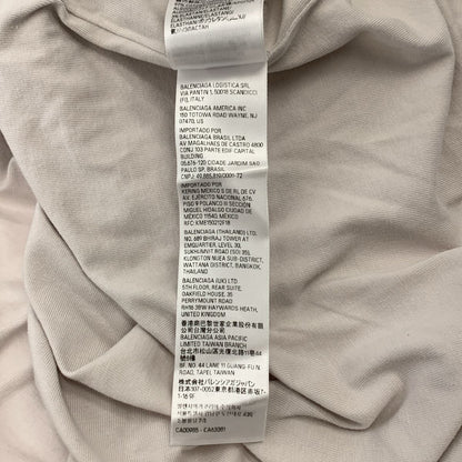 Balenciaga Bfrnd Inside Out T-Shirt Out Music Print 2 Beige — view 7
