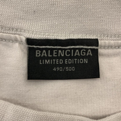 Balenciaga Bfrnd Inside Out T-Shirt Out Music Print 2 Beige — view 5
