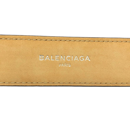 Balenciaga Squarebuckle Leather Belt 85 Black — view 4