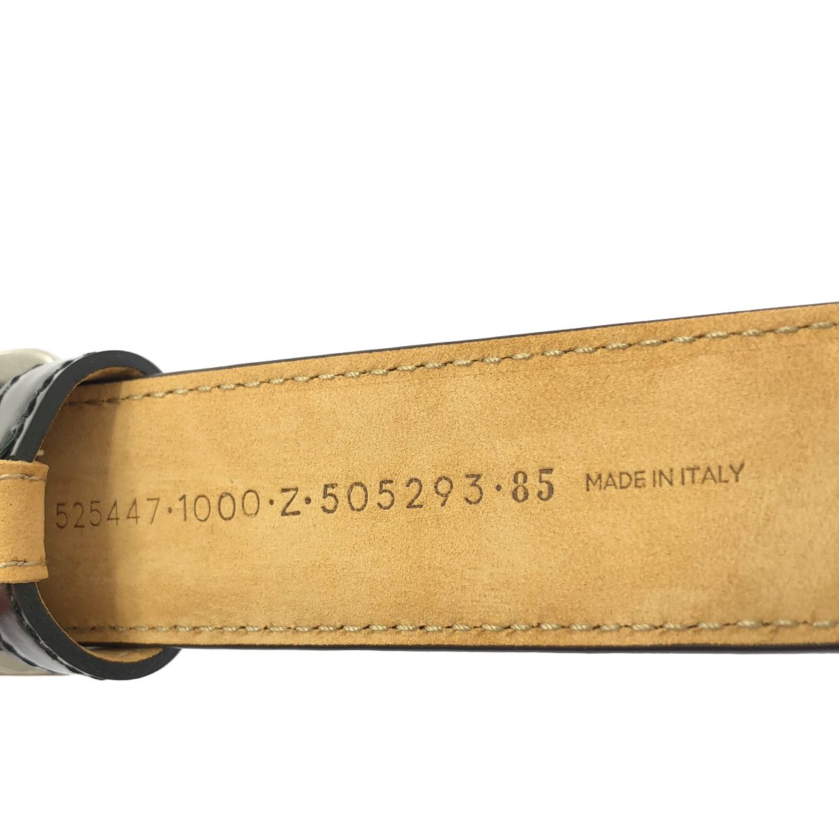 Balenciaga Squarebuckle Leather Belt 85 Black — view 5