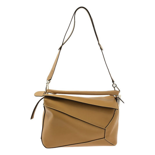 Loewe 2-Way Puzzle Large Shoulder Bag Camel