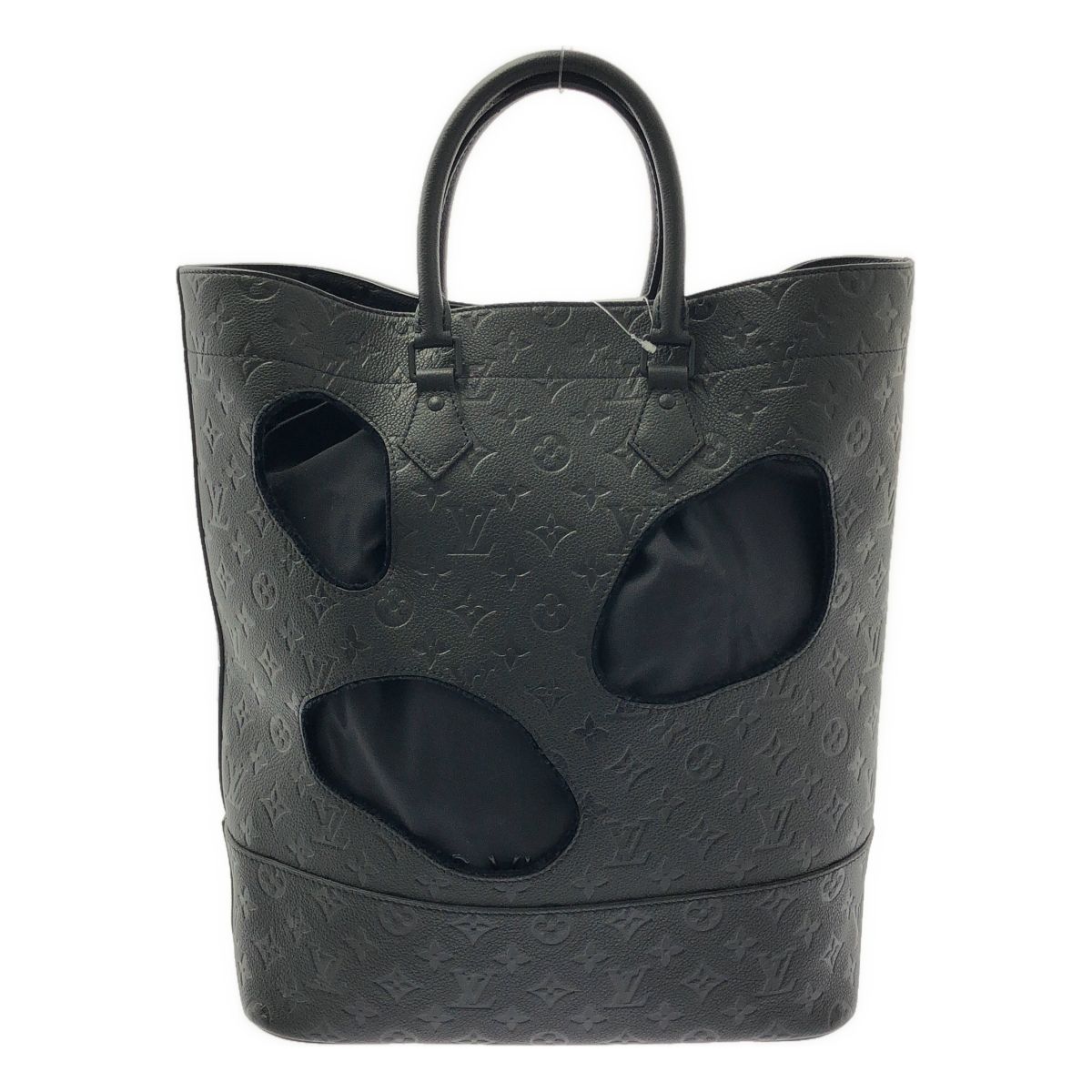 Louis Vuitton Rei Kawakubo with Holes PM Monogram Tote Black