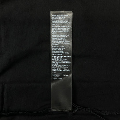 Balenciaga Logo Print T-Shirt M Black — view 7