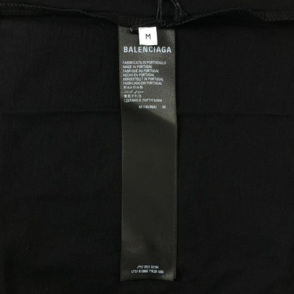 Balenciaga Logo Print T-Shirt M Black — view 6