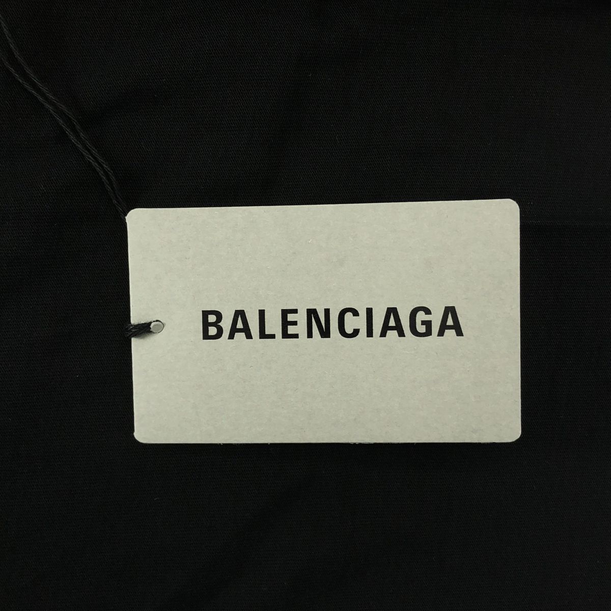 Balenciaga Logo Print T-Shirt M Black — view 8
