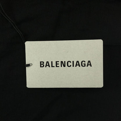 Balenciaga Logo Print T-Shirt M Black — view 8