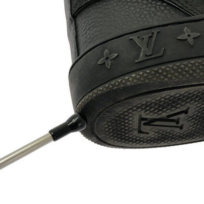 Louis Vuitton Monogram Suede High Cut Sneakers 39.5 Black — view 8