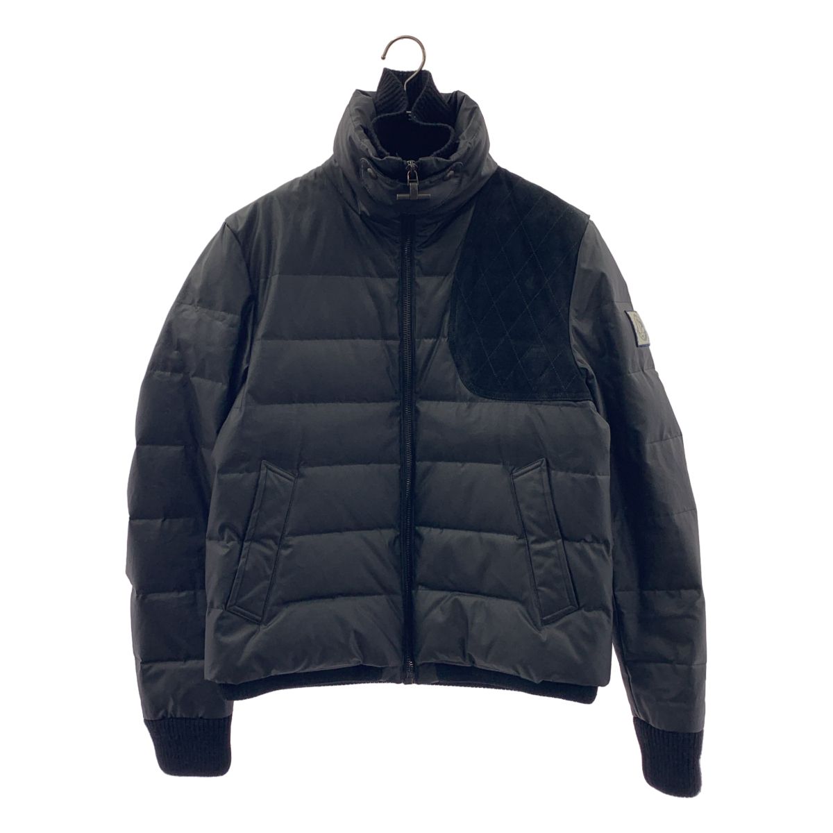 Moncler Gamme Bleu Blue Quilted Switch Down Jacket 1 Black