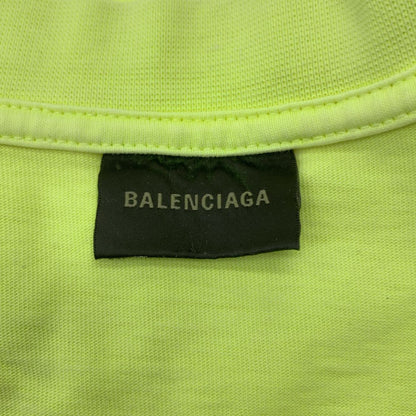 Balenciaga Tape Type Distressed Logo T-Shirt S Yellow — view 5
