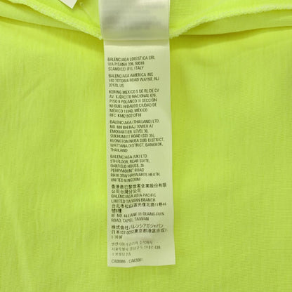 Balenciaga Tape Type Distressed Logo T-Shirt S Yellow — view 7