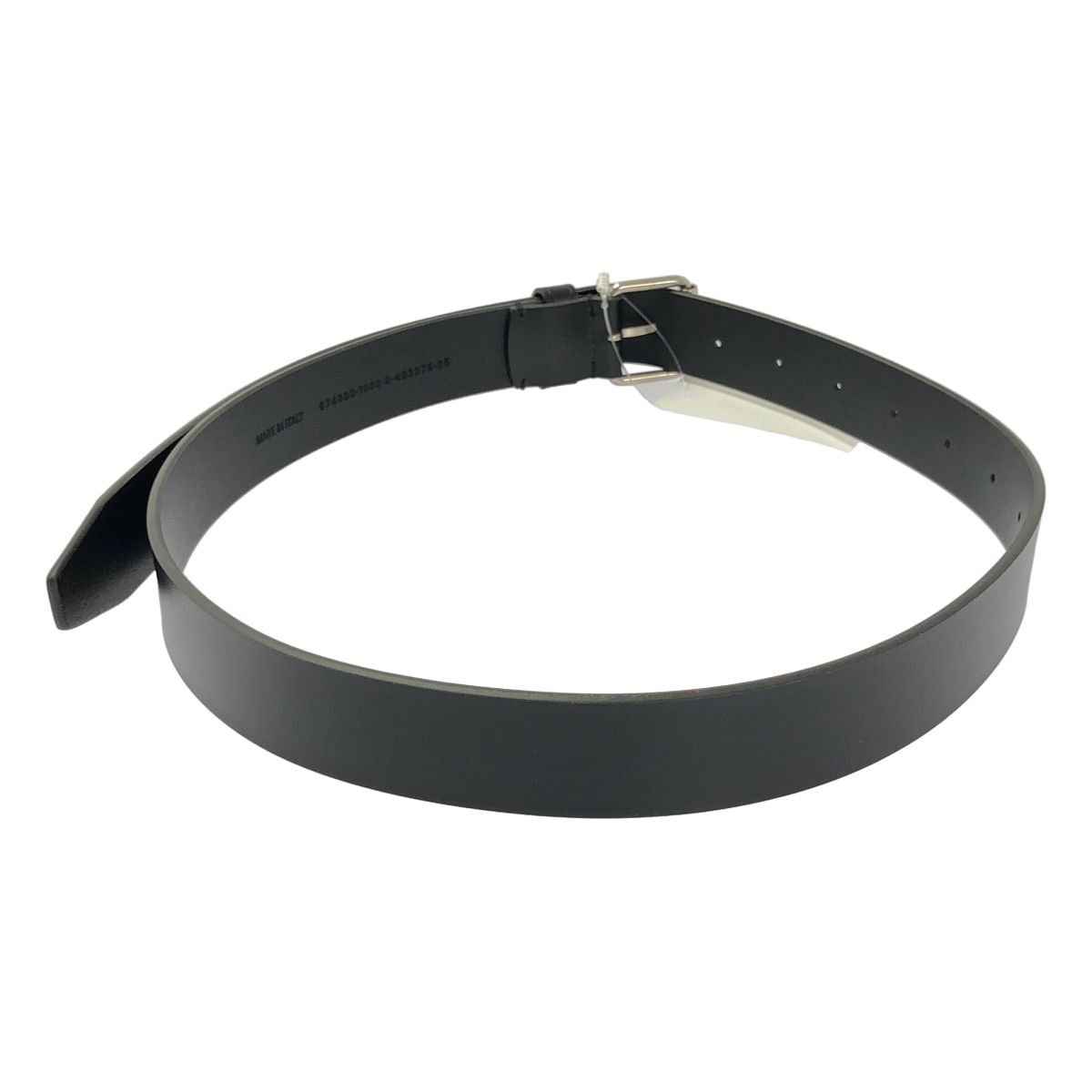 Balenciaga Logo Leather Belt 85 Black — view 2
