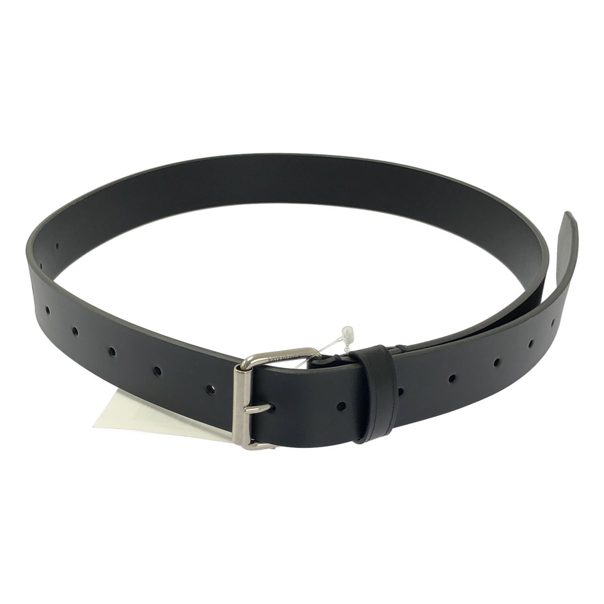 Balenciaga Logo Leather Belt 85 Black