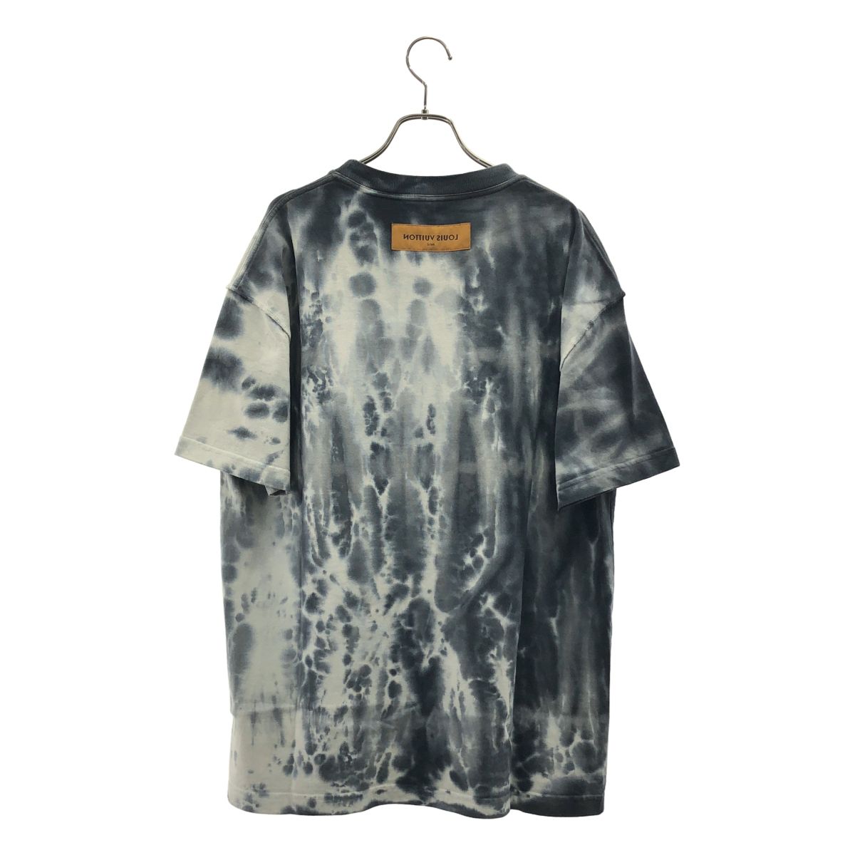Louis Vuitton Tie Dye Logo Print T-Shirt M Gray — view 4