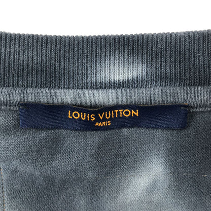 Louis Vuitton Tie Dye Logo Print T-Shirt M Gray — view 5