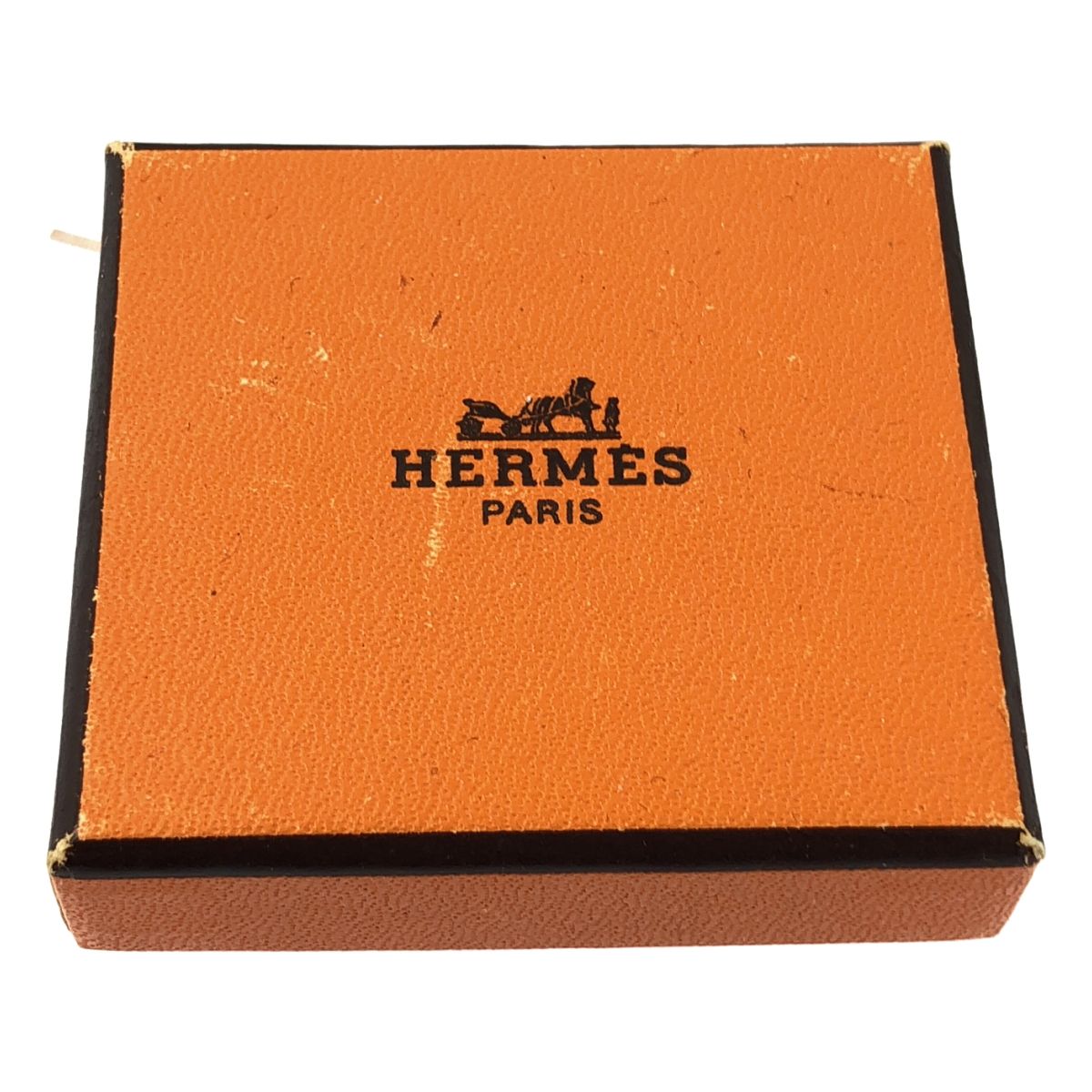Hermes Leather Triangle Earrings Green — view 7