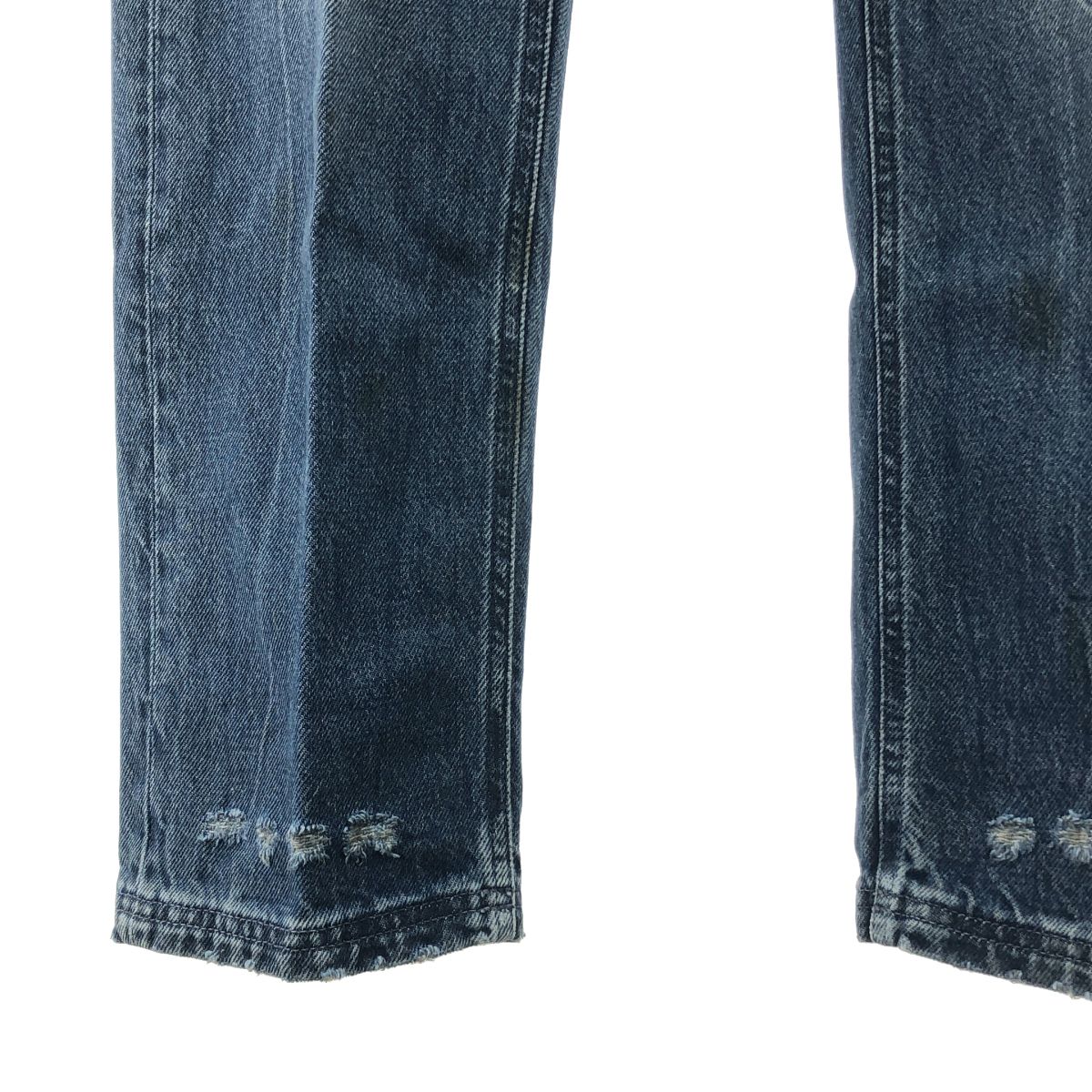 Fendi Zucca Dame Denim Pants 35 Indigo — view 3