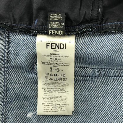 Fendi Zucca Dame Denim Pants 35 Indigo — view 7