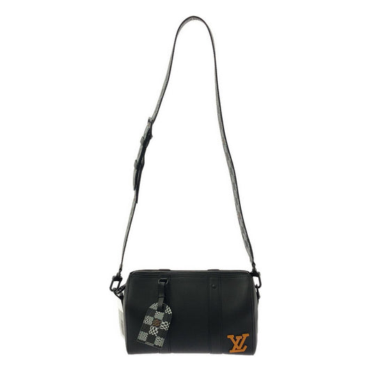 Louis Vuitton Damier Distended City Keepall Shoulder Bag Black