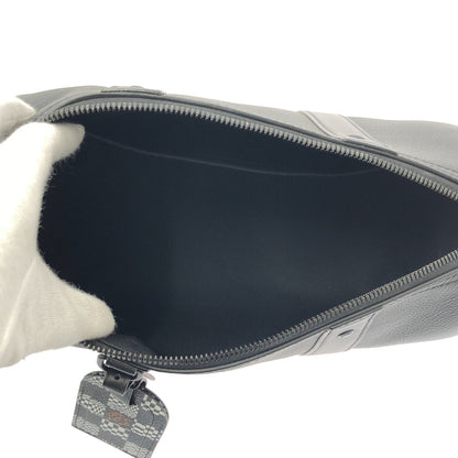 Louis Vuitton Damier Distended City Keepall Shoulder Bag Black — view 5