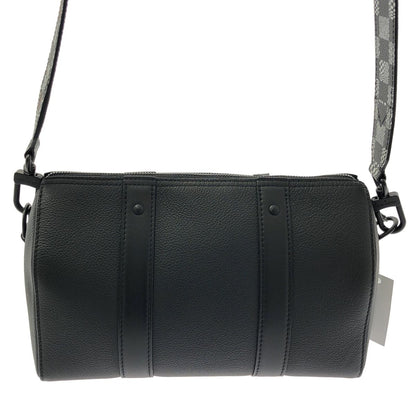 Louis Vuitton Damier Distended City Keepall Shoulder Bag Black — view 4