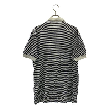 Dior Homme Guitar Border Polo Shirt S Gray Black — view 4
