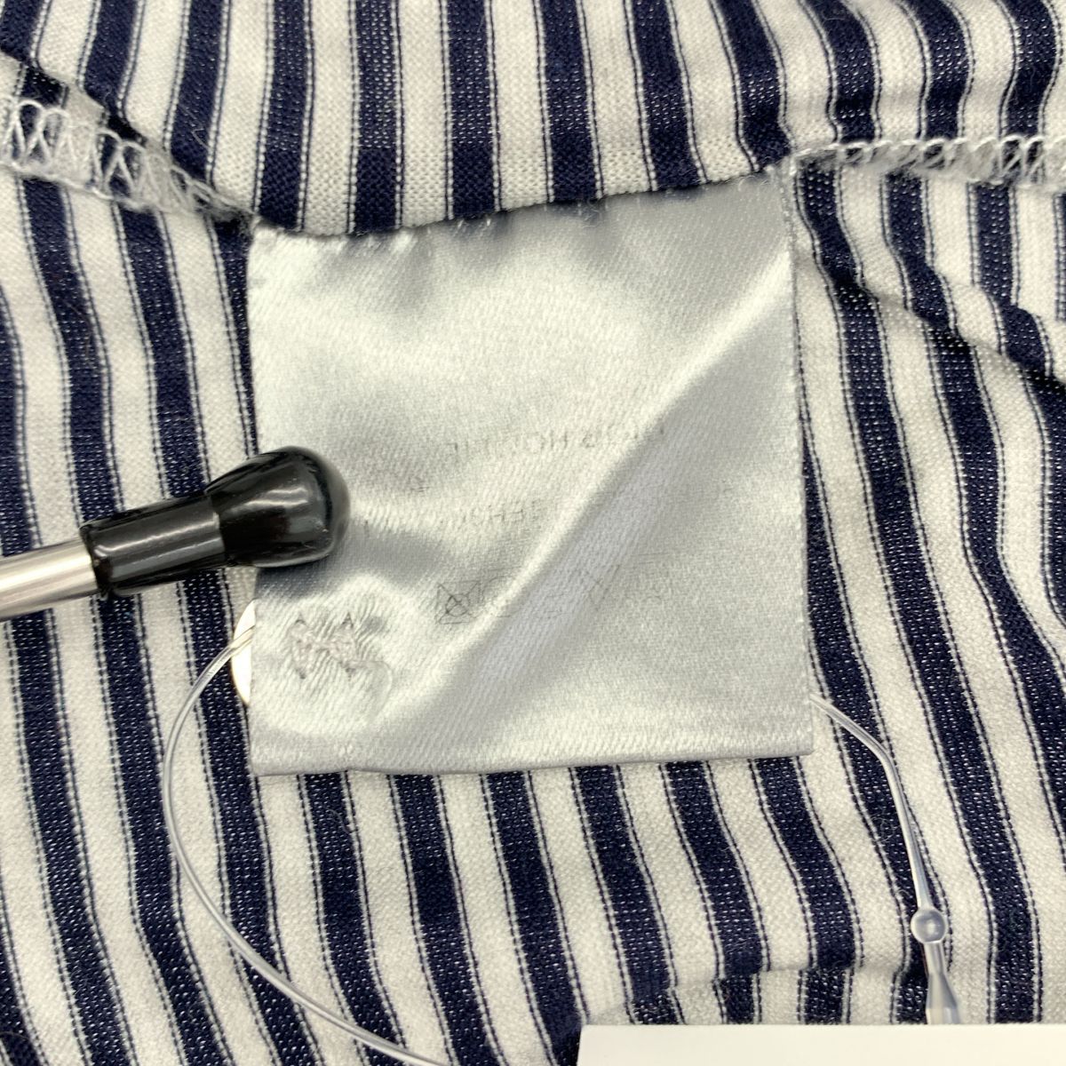 Dior Homme Guitar Border Polo Shirt S Gray Black — view 8