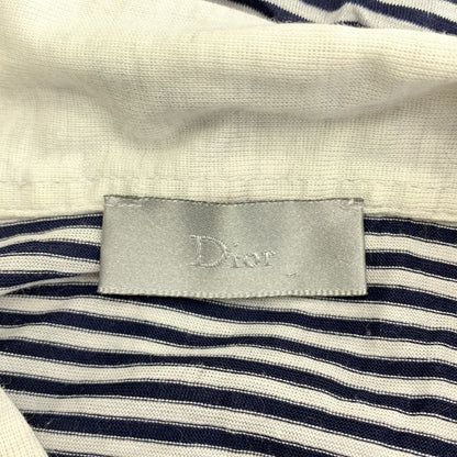 Dior Homme Guitar Border Polo Shirt S Gray Black — view 5
