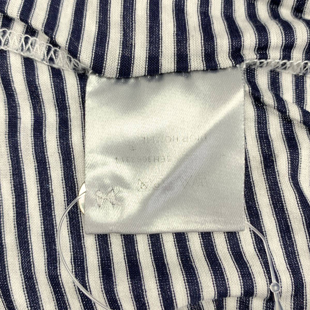 Dior Homme Guitar Border Polo Shirt S Gray Black — view 6