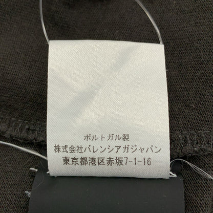 Balenciaga Cotton Logo Embroidery Oversize Top XS Black — view 7