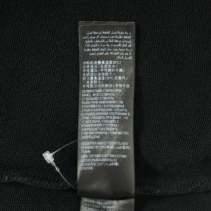 Balenciaga Care Label Back Print Crew Neck Sweatshirt S Black — view 7