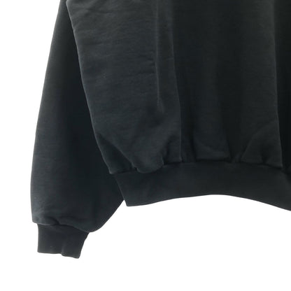 Balenciaga Care Label Back Print Crew Neck Sweatshirt S Black — view 3