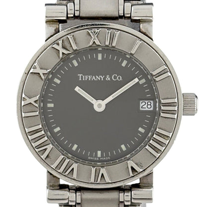 Tiffany & Co Atlas Watch SS Quartz Gray