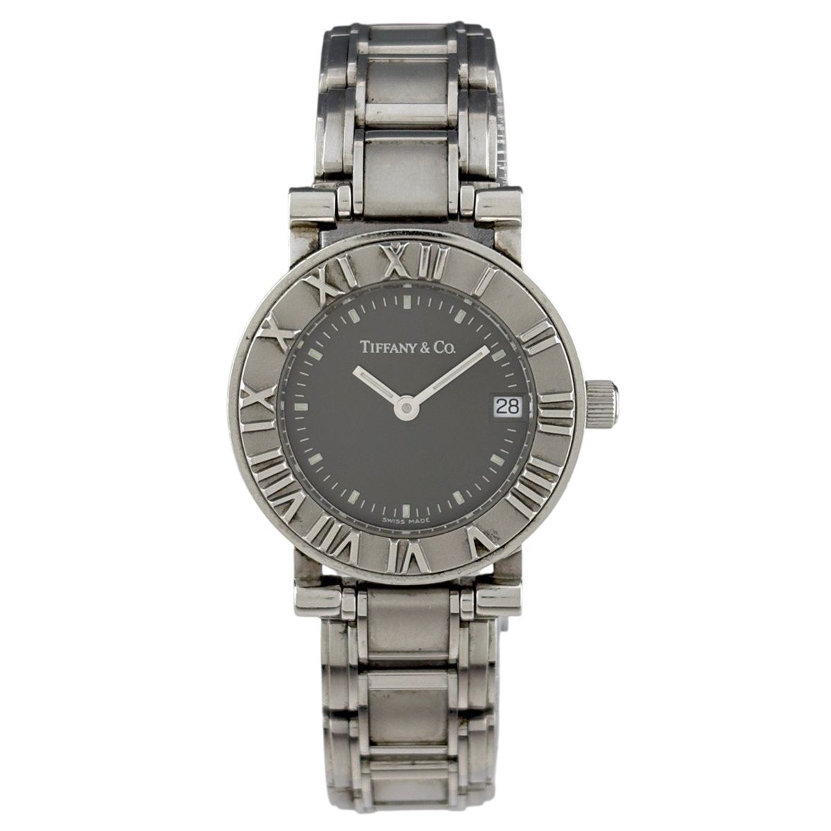 Tiffany & Co Atlas Watch SS Quartz Gray — view 2