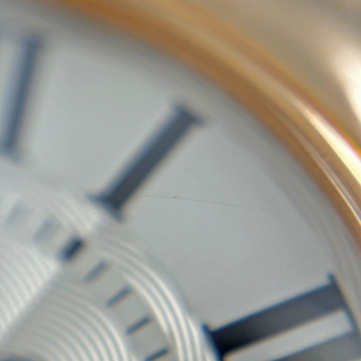 Cartier Baron Blue Rose Gold Watch PG Automatic Winding Silver — view 6