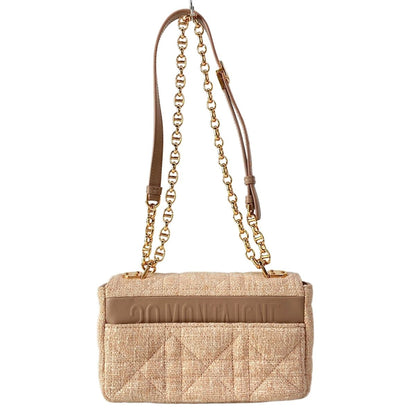 Dior Shoulder Bag Lucaro Small Light Pink Beige Leather — view 3