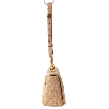 Dior Shoulder Bag Lucaro Small Light Pink Beige Leather — view 2