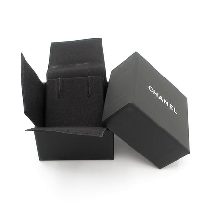 Chanel Earrings CC Logo Silver White Clear — view 7