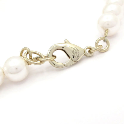 Chanel Choker Gold Ivory Clear Logo Necklace — view 4