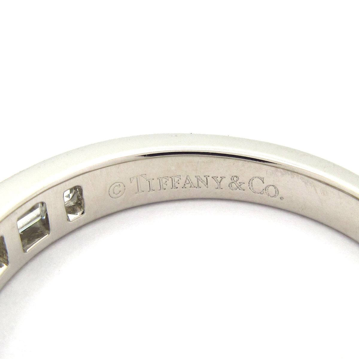 Tiffany & Co Ring Half Circle Channel Setting Diamond — view 5