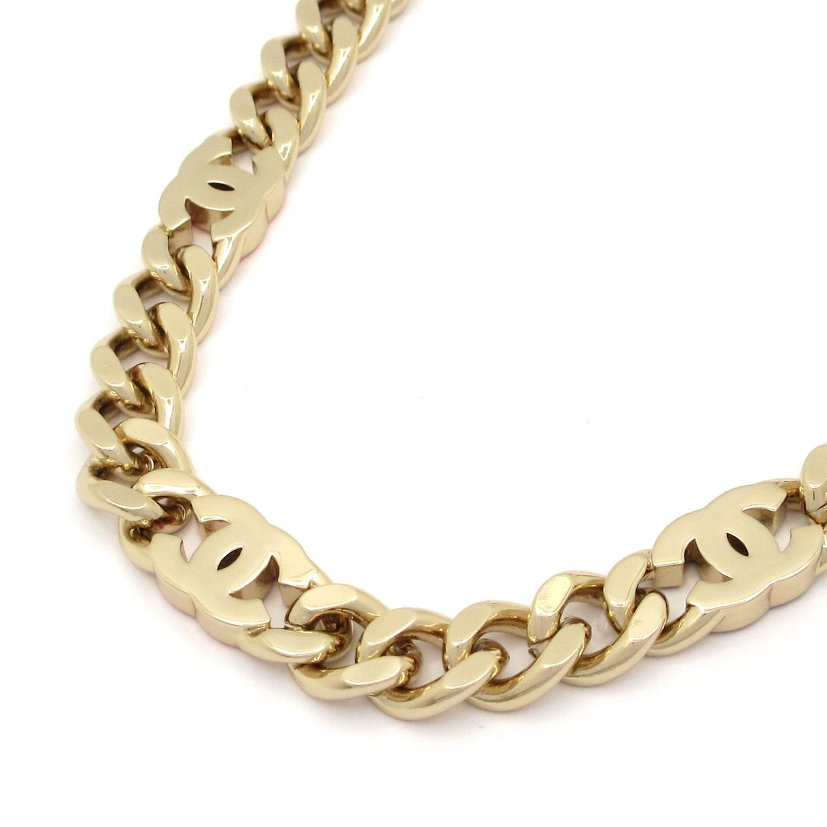 Chanel Choker CC Logo Gold Pink Multi Necklace — view 3