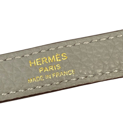 Hermes Shoulder Strap Gray Kelly Bolide Gold — view 3