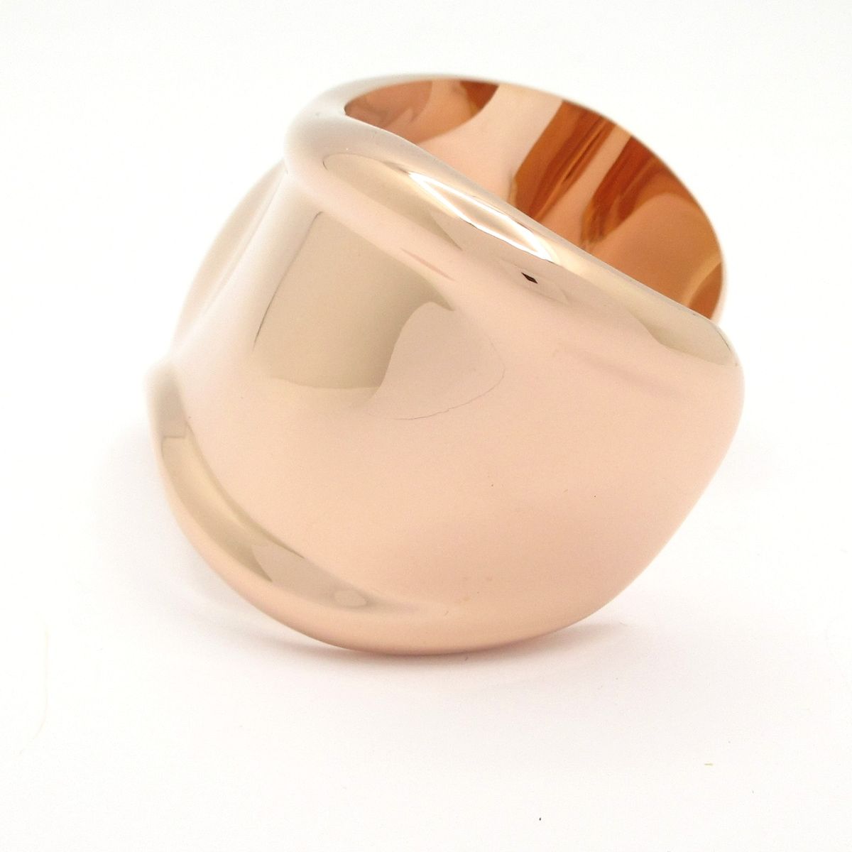 Tiffany & Co Bangle Bone Calf 18k Pink Gold Right Bracelet — view 5