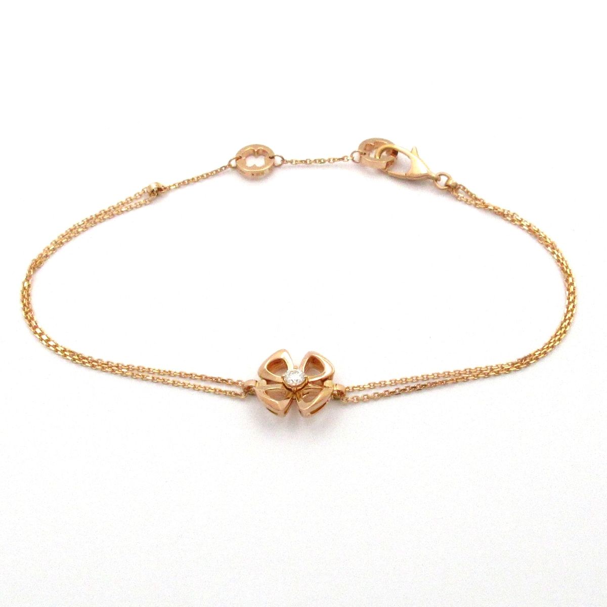 Bvlgari Bracelet Fioreva 18k Pink Gold Diamond