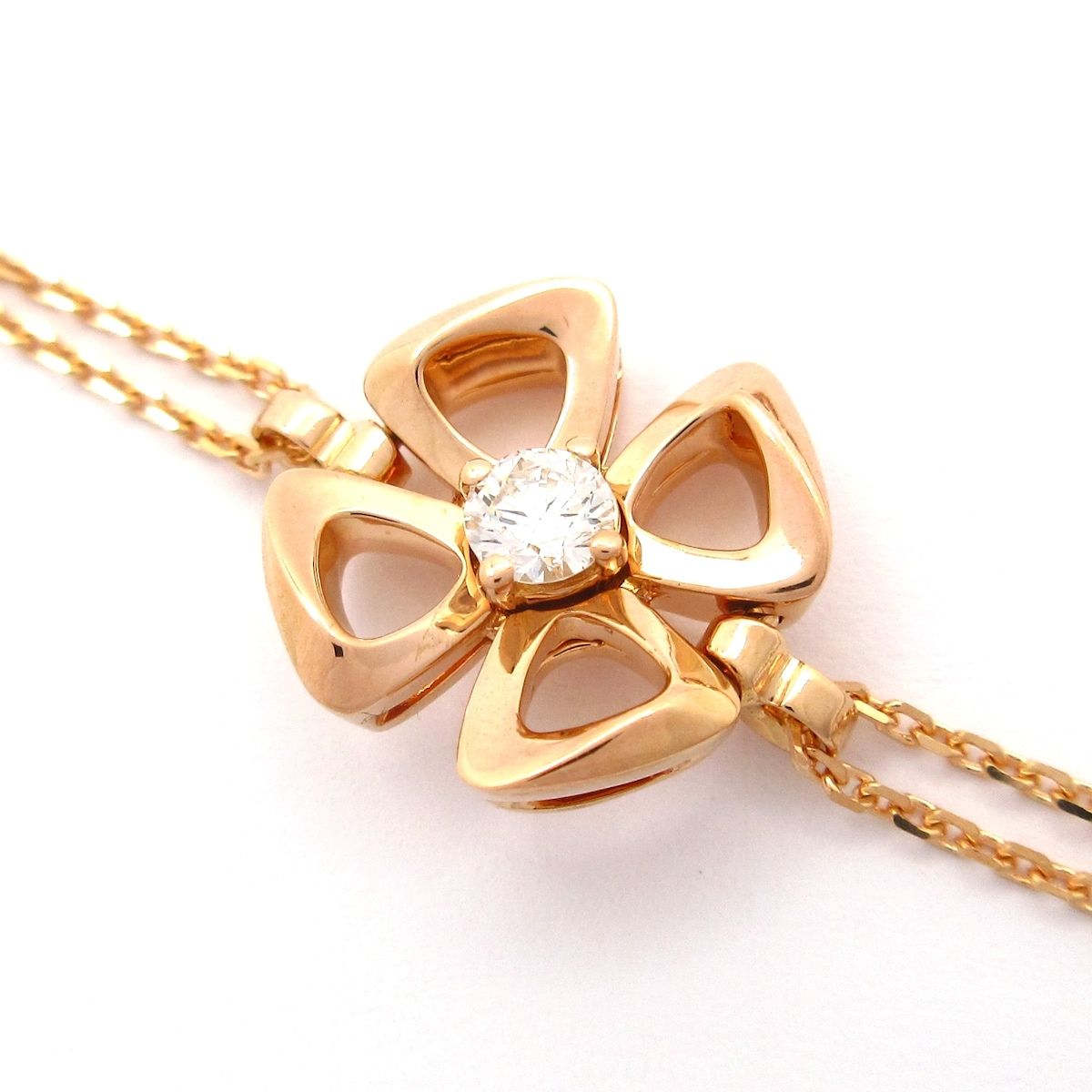Bvlgari Bracelet Fioreva 18k Pink Gold Diamond — view 2